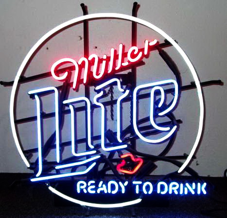 Miller Lite Ready To Drink Neon Sign